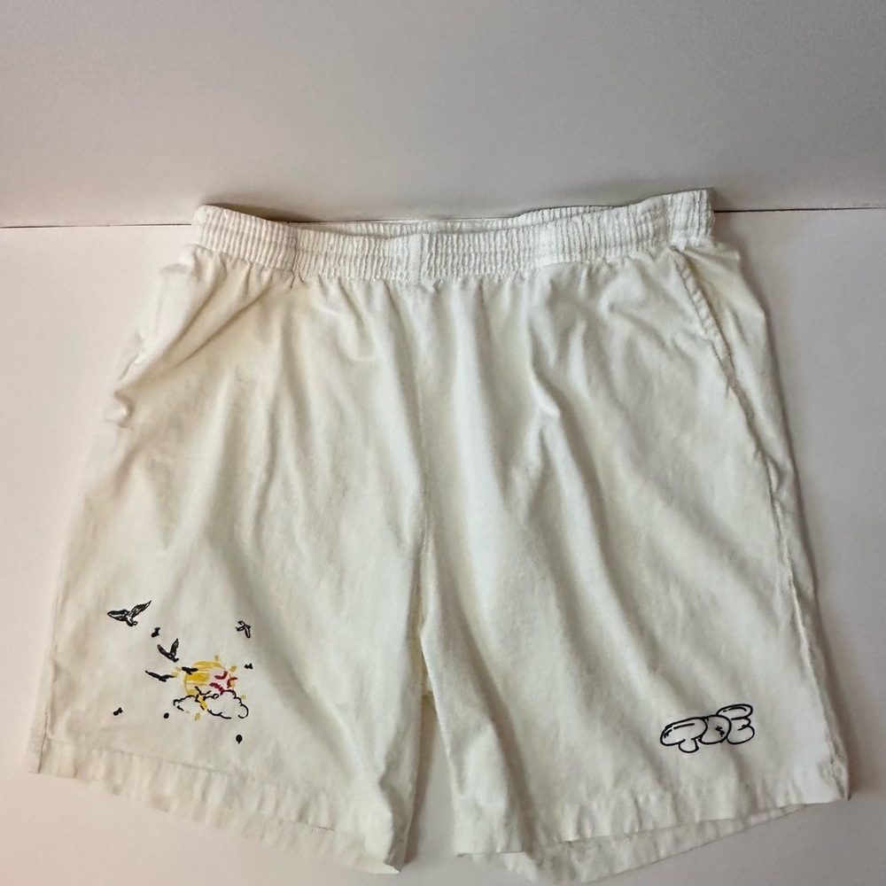 Isaiah Rashad The House XXL White Shorts